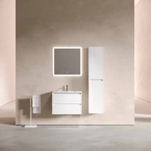 Тумба под раковину Sancos Libra LB70W 70х50 подвесная цвет белый - фото 2